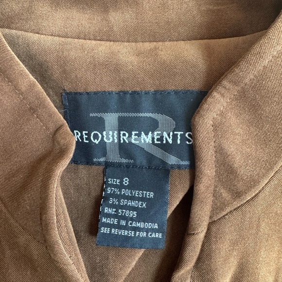 Requirements brown  Jacket - Picture 5 of 11